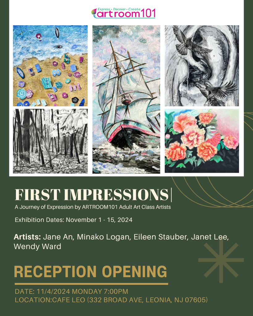 First Impressions - A Journey of Expression by Adult Art Class Artists